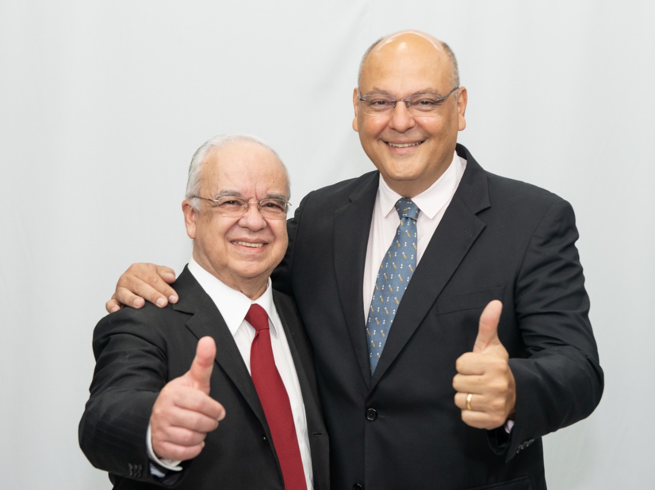 Éverton de Paula, pré-candidato a vice, e Alexandre Ferreira, pré candidato a prefeito. Foto: Delzio Marques